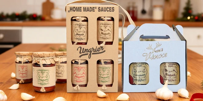 České omáčky Ungrier: chilli, jemná i medová