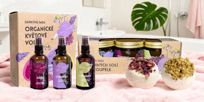 Šumivé bomby, bylinné soli a další od Pure Harmony