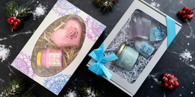 Dárkové sety plné české tělové i dekorativní kosmetiky