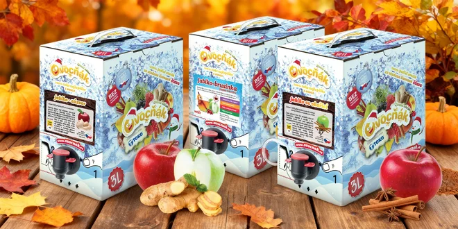 Mošty: brusinkový, zázvorový či jablečný se skořicí