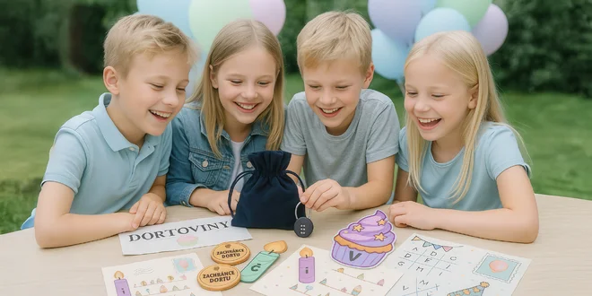 Únikovka na dětské oslavy: Tajemství ztraceného dortu