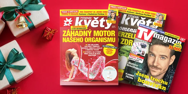 Roční i půlroční předplatné časopisu Týdeník Květy