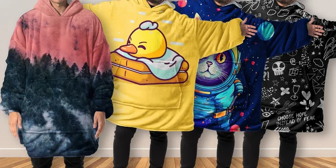 Oodies aneb hřejivé "mikčodeky" univerzální velikosti