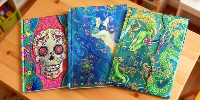 Španělské designové zápisníky Boncahier se záložkou