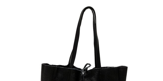 Dámská černá kabelka s vnitřní kapsičkou Luisa Vannini