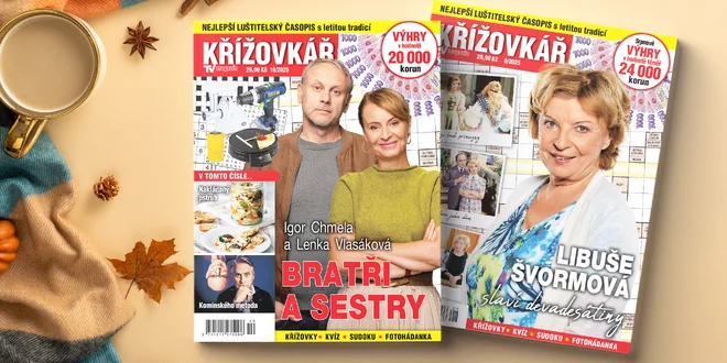 Roční předplatné časopisu Křížovkář i s doručením