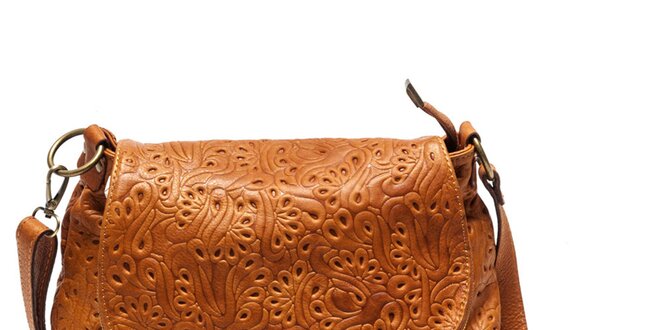 Dámská kožená kabelka se vzorem Luisa Vannini