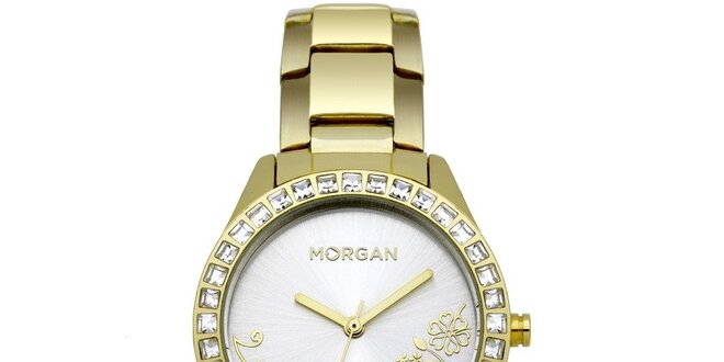 Dámské hodinky z nerezové oceli MORGAN, zlato-stříbrný ciferník