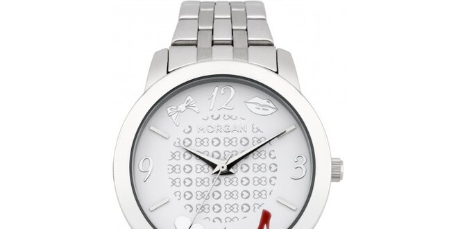 Dámské hodinky z nerezové oceli MORGAN, řemínek stříbrné barvy