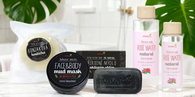 Bio kosmetika: konjaková houbička, mýdla i maska