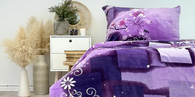 Hřejivé mikroflanelové povlečení ve dvou délkách