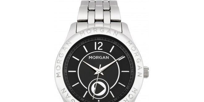 Dámské hodinky z nerezové oceli MORGAN černý ciferník