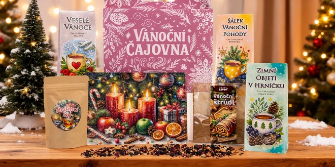 Balíček punčů a svařáků i 6 sypaných čajů z ČR