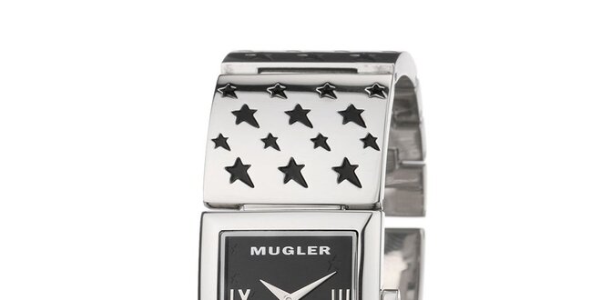 Dámské hodinky s hvězdičkami na pásku Thierry Mugler