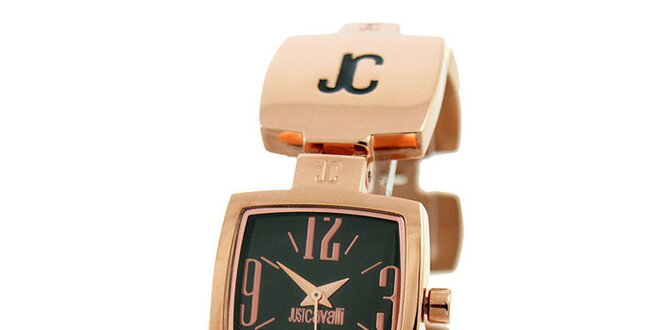 Dámské ocelové náramkové hodinky Just Cavalli v růžově zlaté barvě