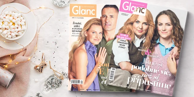Roční předplatné módního časopisu Glanc vč. doručení