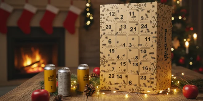 Pivní adventní kalendář BeerDrop z českých minipivovarů