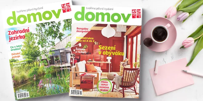 Roční předplatné časopisu Domov i el. archiv