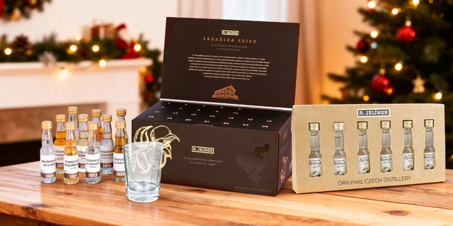 Degustační sady a adventní kalendář R. Jelínek: doprava zdarma