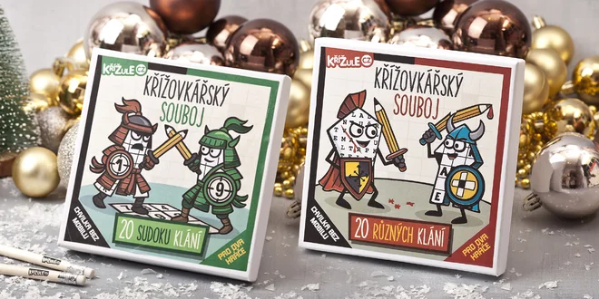 Křížovkářský souboj: hry s 20 druhy křížovek pro dva