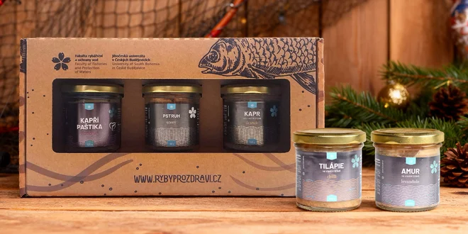 Rybí speciality: paštiky i maso ve vlastní šťávě