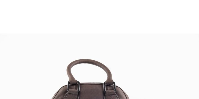 Dámská kožená kabelka v hnědé barvě Gianfranco Ferré
