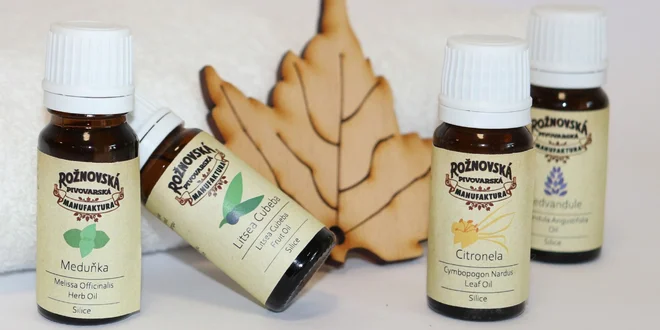 Přírodní vonné oleje do aromalamp i lékárniček
