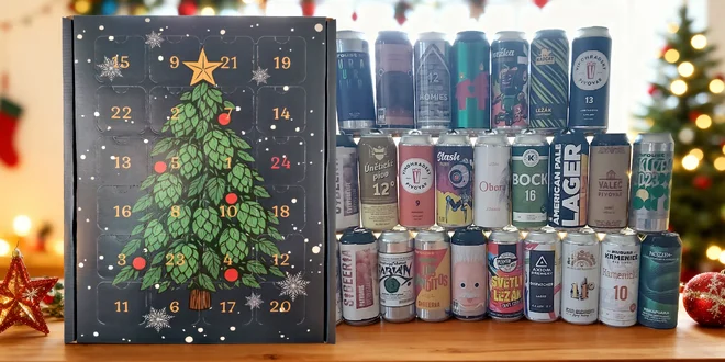 Adventní kalendář s ležáky z malých českých pivovarů