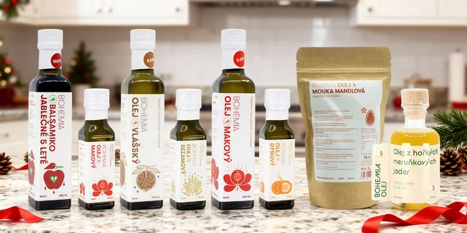 Česká výroba: oleje, bezlepková mouka i raw protein