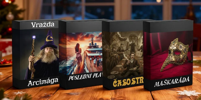 Hry Murder Mystery: dedukce, komunikace a hraní rolí