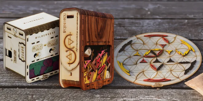 Autorské společenské hry ze dřeva od Maty Moves
