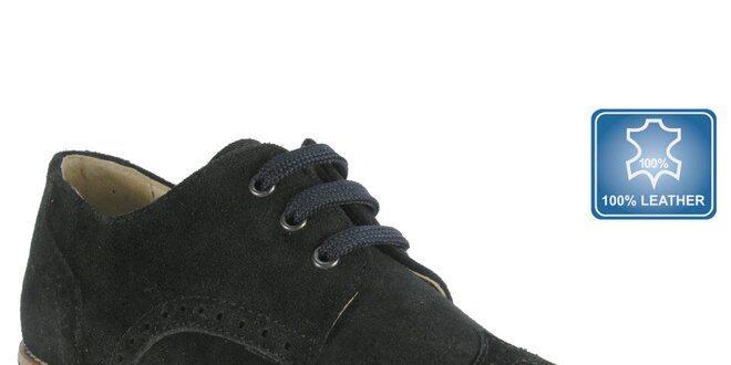 Dámské černé boty s perforací Beppi