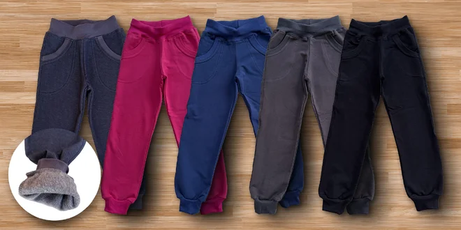 Dětské tepláky vč. zateplených od české značky Gudo