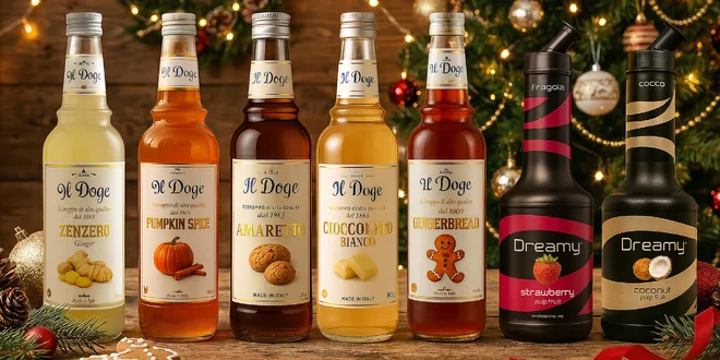 Chuť Vánoc: prémiové sirupy a ovocná pyré do nápojů i jídel