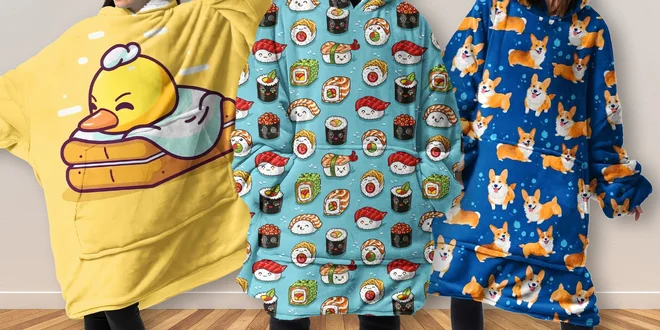 Oodies aneb hřejivé "mikčodeky" univerzální velikosti