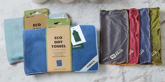 Rychleschnoucí ručníky na cestování i na sport