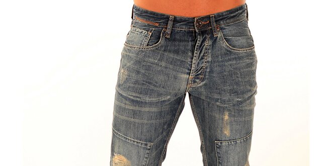 Pánské džíny s trhlinami New Caro