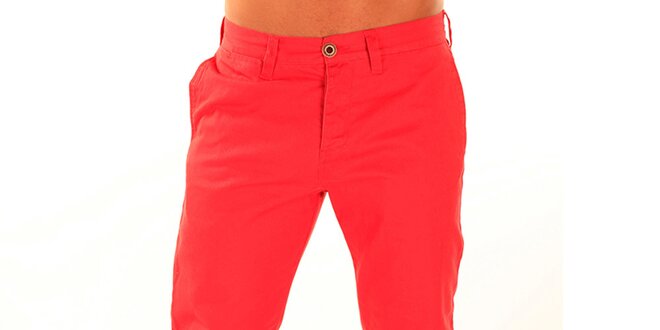 Pánské červené kalhoty New Caro