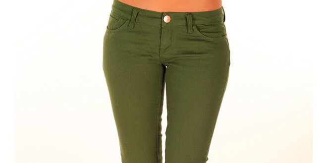 Dámské trávově zelené džíny New Caro