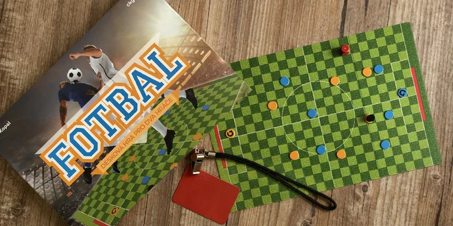 Zábavná desková hra Fotbal pro 2 hráče