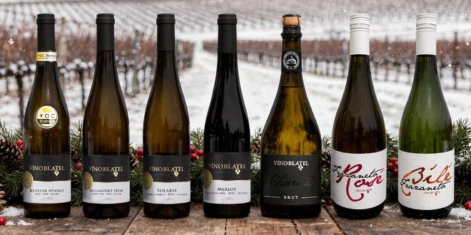 Sady 6 láhví vín ze slováckého vinařství Blatel