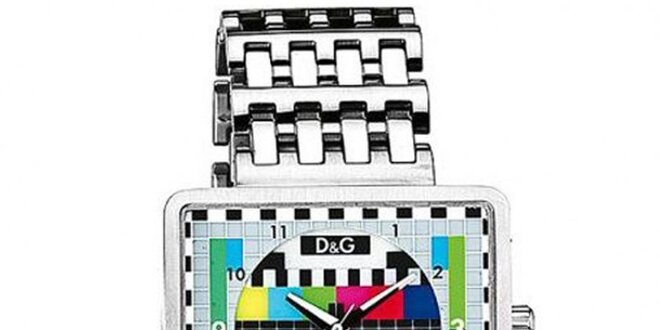 Pánské hodinky v televizním retro stylu Dolce & Gabbana