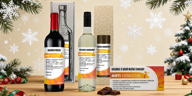 Pomoc při srážce s blbcem: víno a čokoláda Anti debilicum