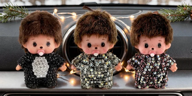 Mončičáci do auta: roztomilý osvěžovač vzduchu