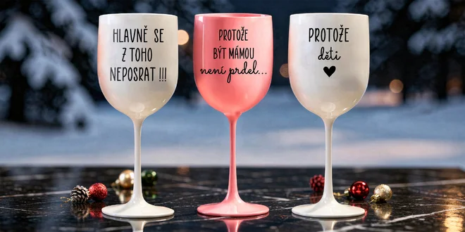 Nerozbitné sklenice na víno, které řeknou všechno