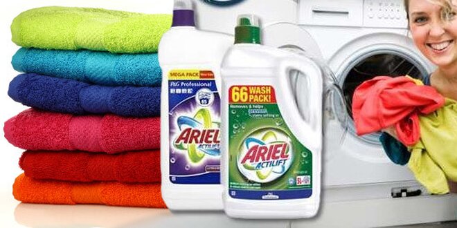 4,7 l Ariel Actilift™ pro čisté prádlo a zářivé barvy oblečení