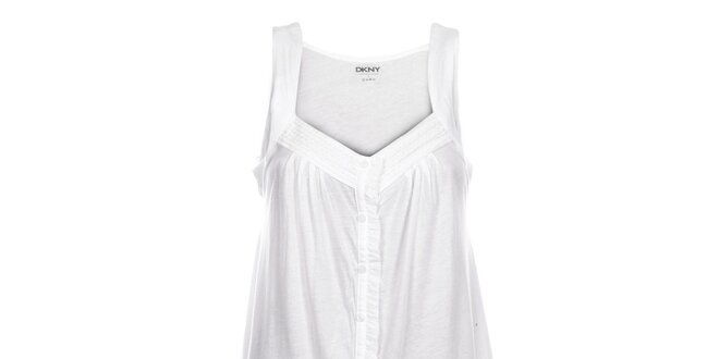 Dámská bílá noční košilka DKNY