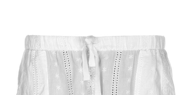 Dámské krajkové kraťásky DKNY v bílé barvě