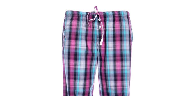 Dámské pyžamové kalhoty DKNY s kostkovaným vzorem