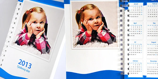 Plánovací diár na rok 2013 s vlastnými fotografiami